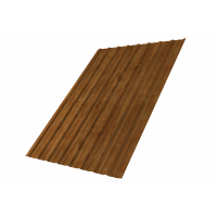 Профнастил С10A 0,45 Print Twincolor РФ Golden Wood