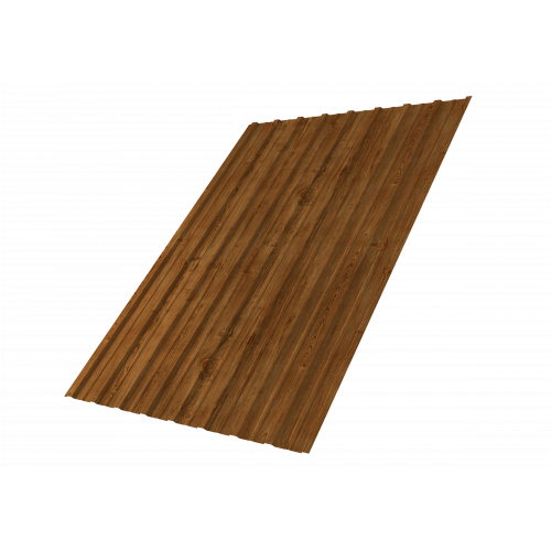 Профнастил С10A 0,45 Print Twincolor РФ Golden Wood Профнастил С10A 0,45 Print Twincolor РФ Golden Wood