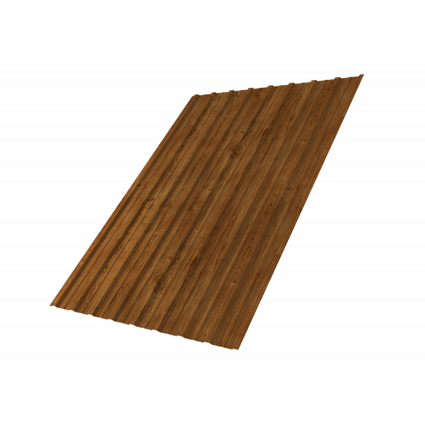 Профнастил С10A 0,45 Print Twincolor РФ Golden Wood