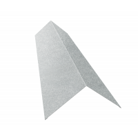 Планка конька плоского 145х145 0,4 Zn (2м)