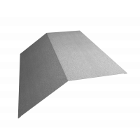 Планка конька плоского 190х190 0,4 Zn (2м)