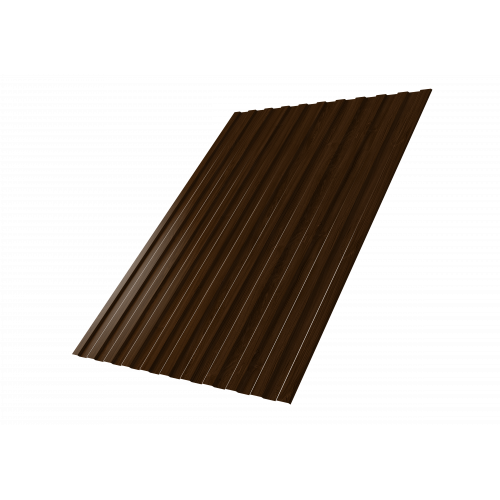 Профнастил С8A v01 0,45 Print Elite Choco Wood TwinColor Профнастил С8A v01 0,45 Print Elite Choco Wood TwinColor