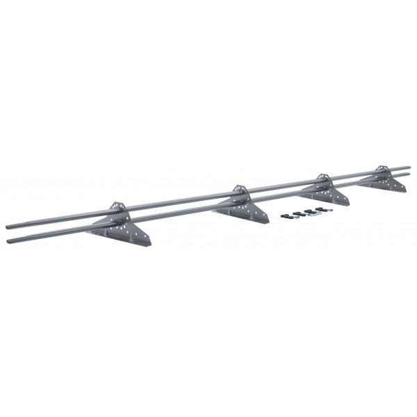 Снегозадержатель NEW трубчатый Grand Line RAL 9006 3м