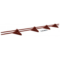 Снегозадержатель NEW трубчатый Grand Line RAL 3009 3м