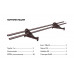 Снегозадержатель трубчатый Snow Kit RAL 8017 3м Снегозадержатель трубчатый Snow Kit RAL 8017 3м