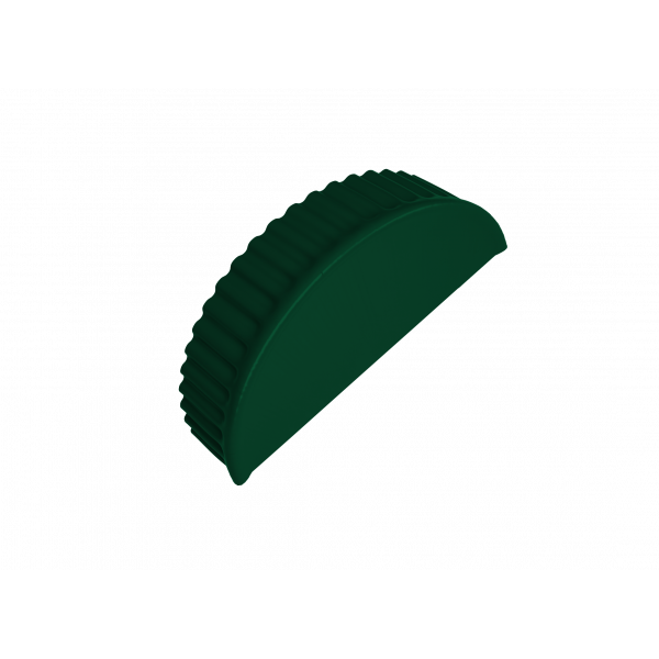 Заглушка торцевая 0,45 PE RAL 6005 зеленый мох