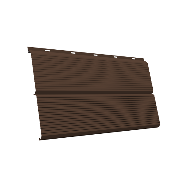 ЭкоБрус 0,345 Gofr Grand Line 0,5 Satin RAL 8017 шоколад
