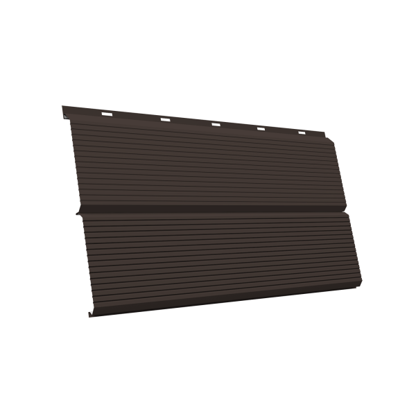 ЭкоБрус 0,345 Gofr Grand Line 0,5 Satin RR 32 темно-коричневый