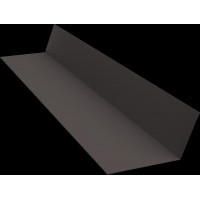 Планка примыкания 90х140 0,45 PE с пленкой RR 32 темно-коричневый (2м)