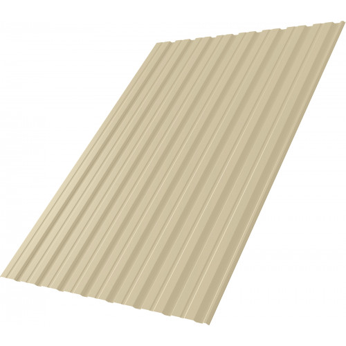 Профнастил С10R 0,5 Satin RAL 1015 светлая слоновая кость Профнастил С10R 0,5 Satin RAL 1015 светлая слоновая кость
