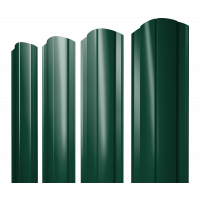 Штакетник Круглый фигурный 0,4 PE RAL 6005 зеленый мох