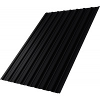 Профнастил С10A 0,5 Satin Мatt RAL 9005 черный