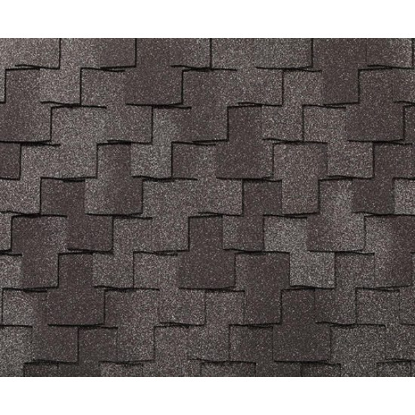 Черепица гибкая RoofShield Премиум Фьюжн серый жемчуг