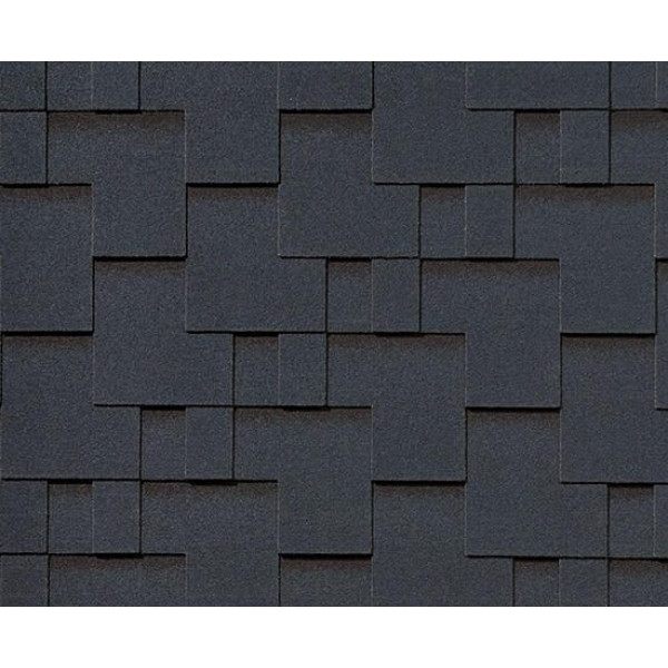 Черепица гибкая RoofShield Премиум Модерн бархатно-черный